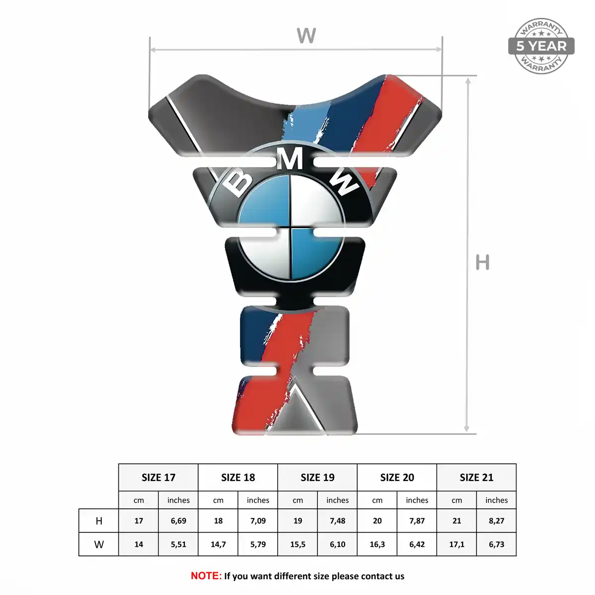 BMW Tank Guards Motorbike Elite Finish