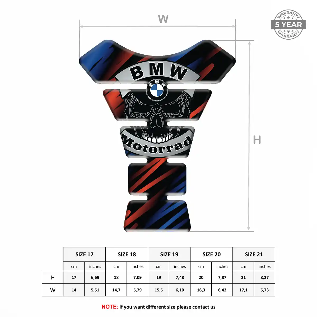 BMW Tank Pad Fuse Motorbike Deluxe Edition