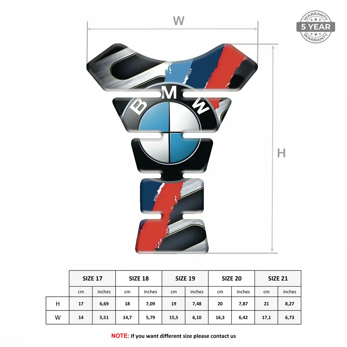 BMW Tank Pad Fuse Motorbike Refined Design