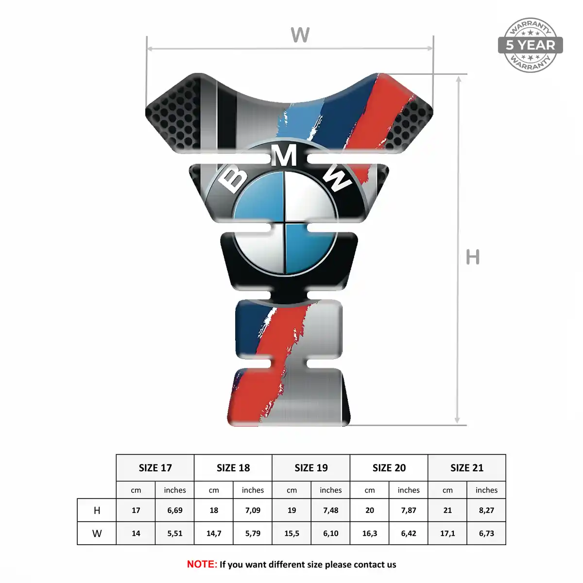 BMW Tank Pad Guard Exclusive Series