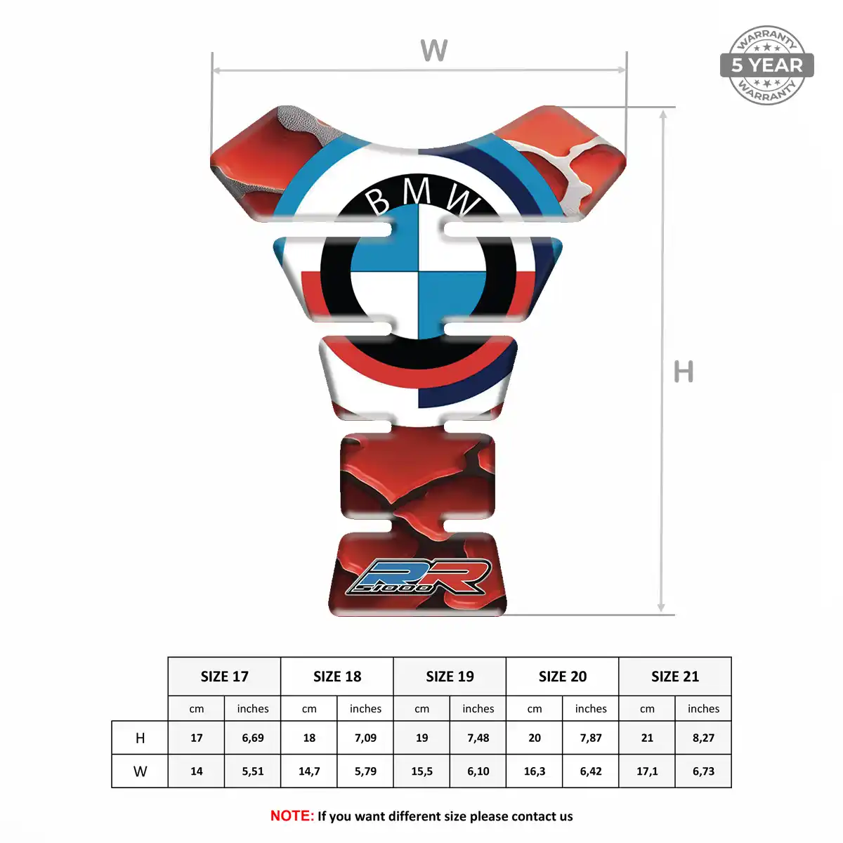 BMW Tank Pad Guard Motorbike Deluxe Edition