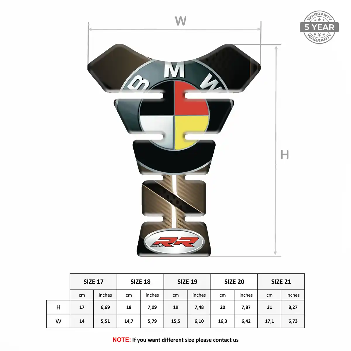 BMW Tank Pad Guard Motorbike Elite Edition