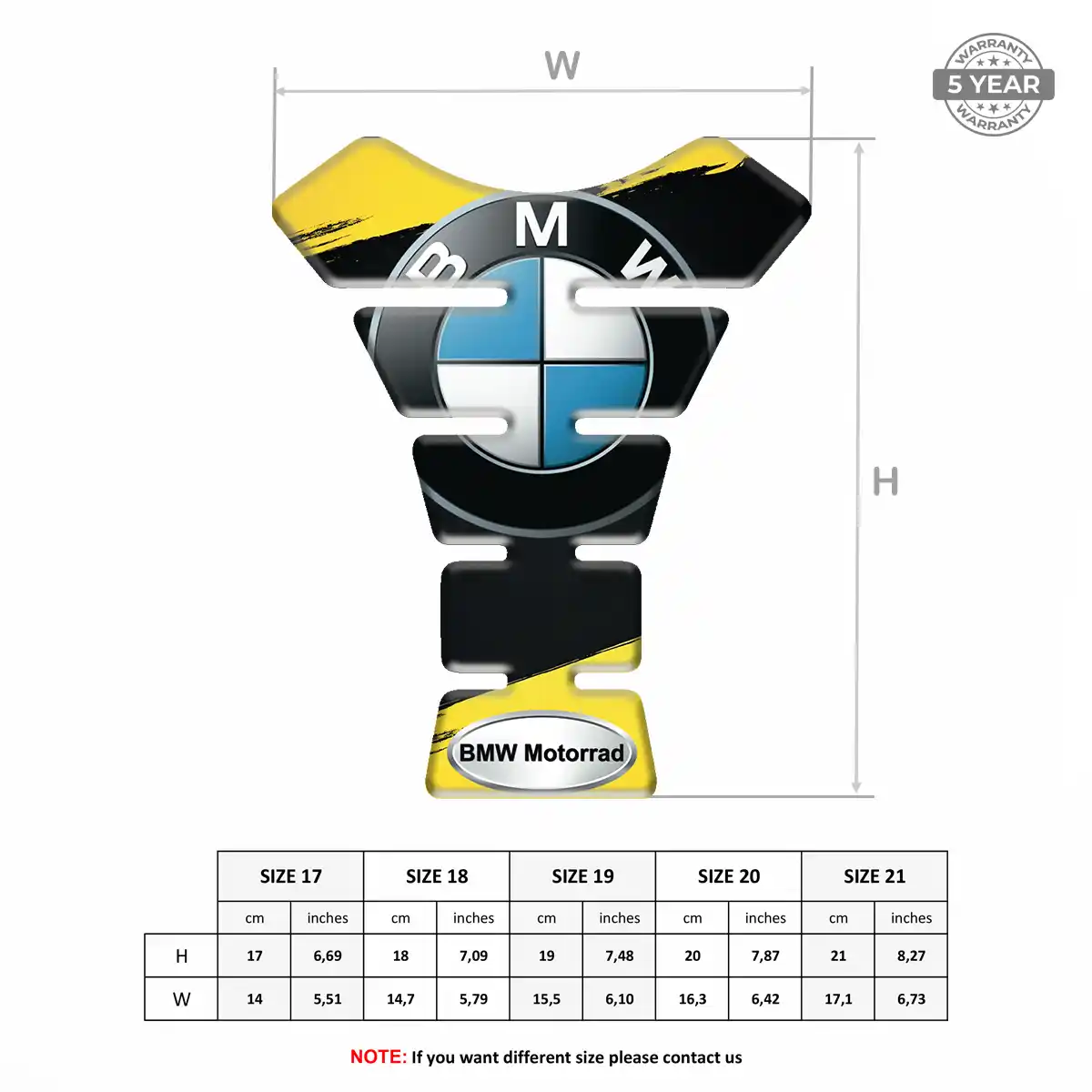 BMW Tank Pad Guard Motorcycle Elite Edition