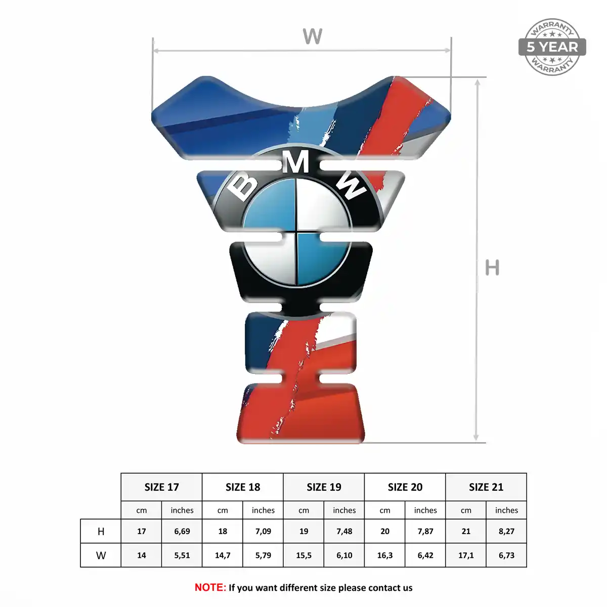 BMW Tank Pad Guard Motorcycle Noble Edition