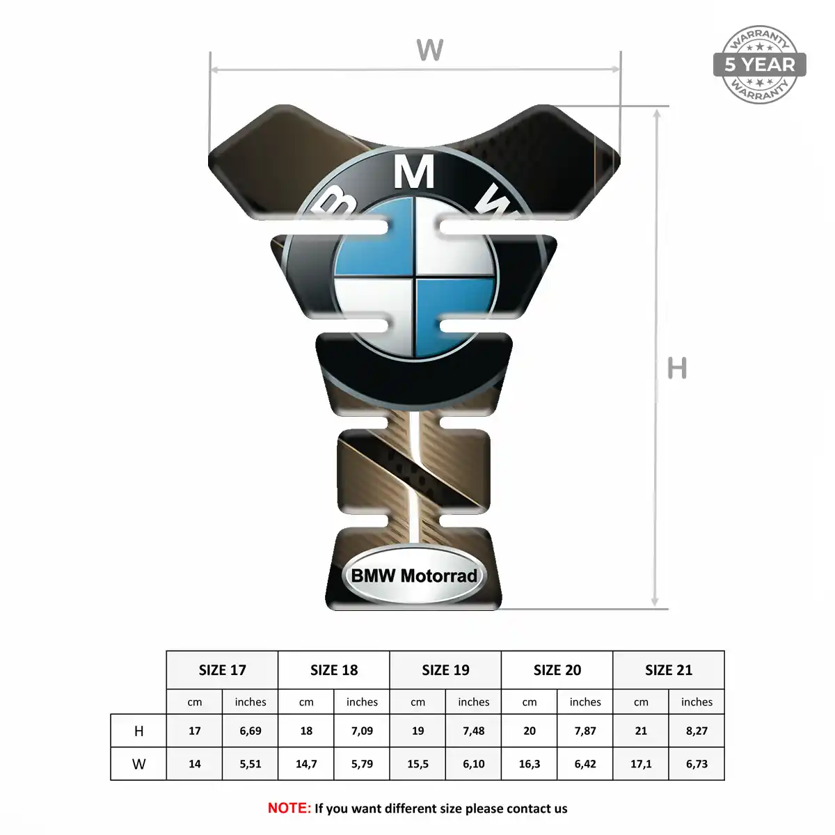 BMW Tank Pad Guard Noble Edition