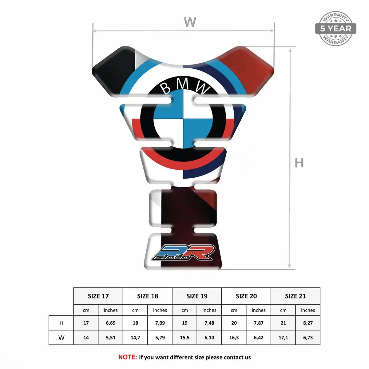 BMW Tank Pad Guard Opulent Line