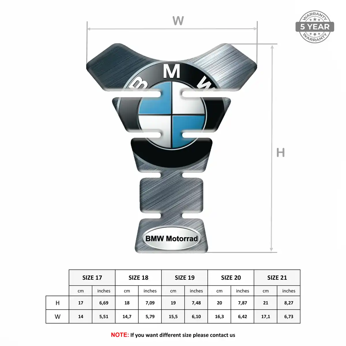 BMW Tank Pad Guard Refined Design