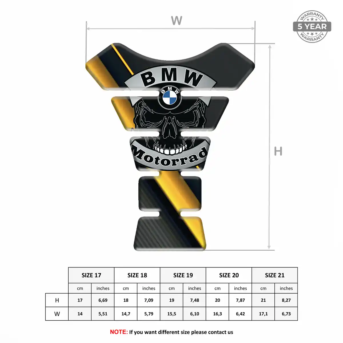 BMW Tank Pad Motorbike Deluxe Edition