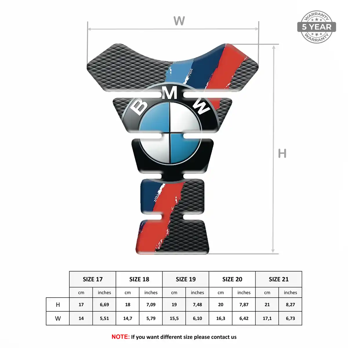 BMW Tank Pad Motorcycle Deluxe Edition