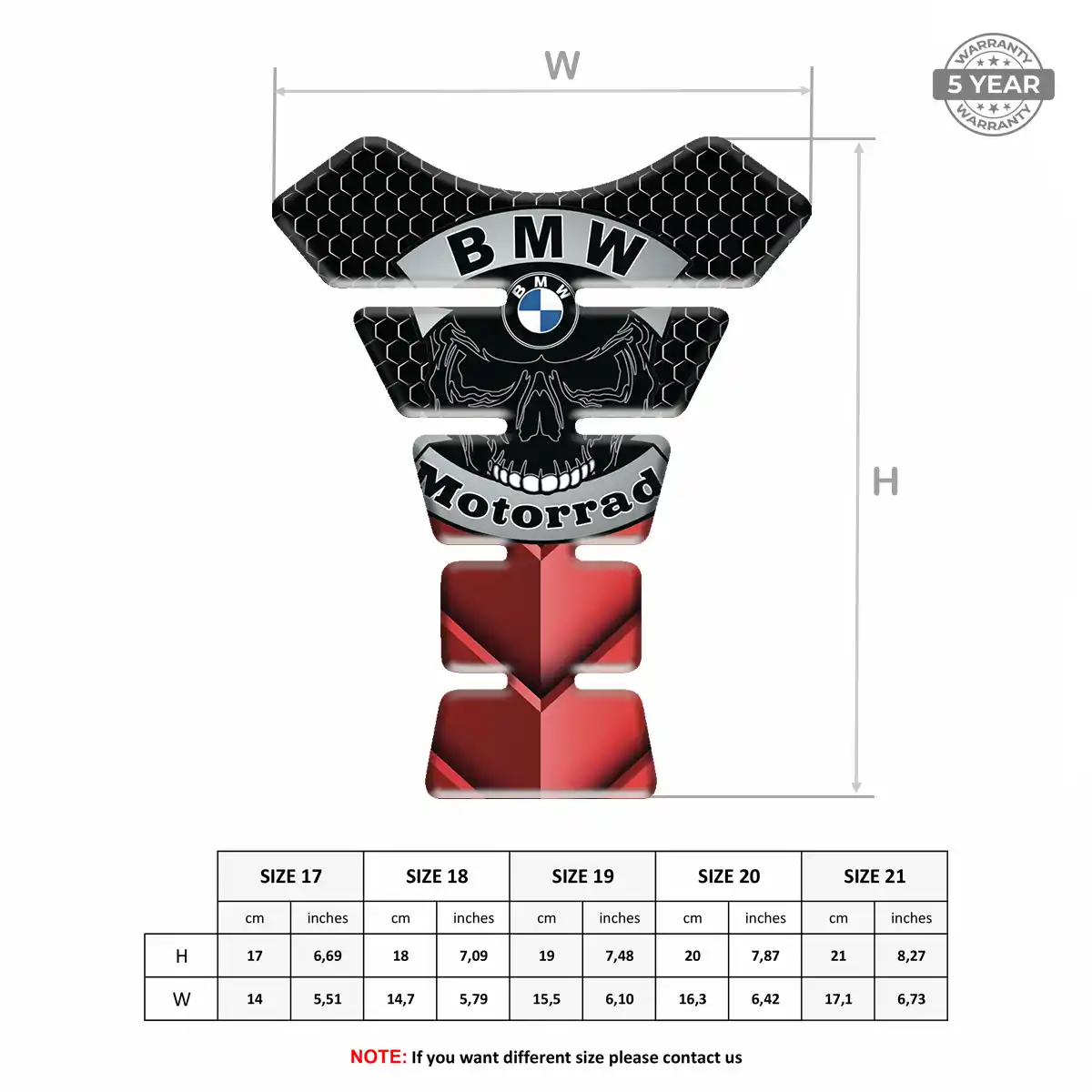 BMW Tank Pad Motorcycle Signature Grade