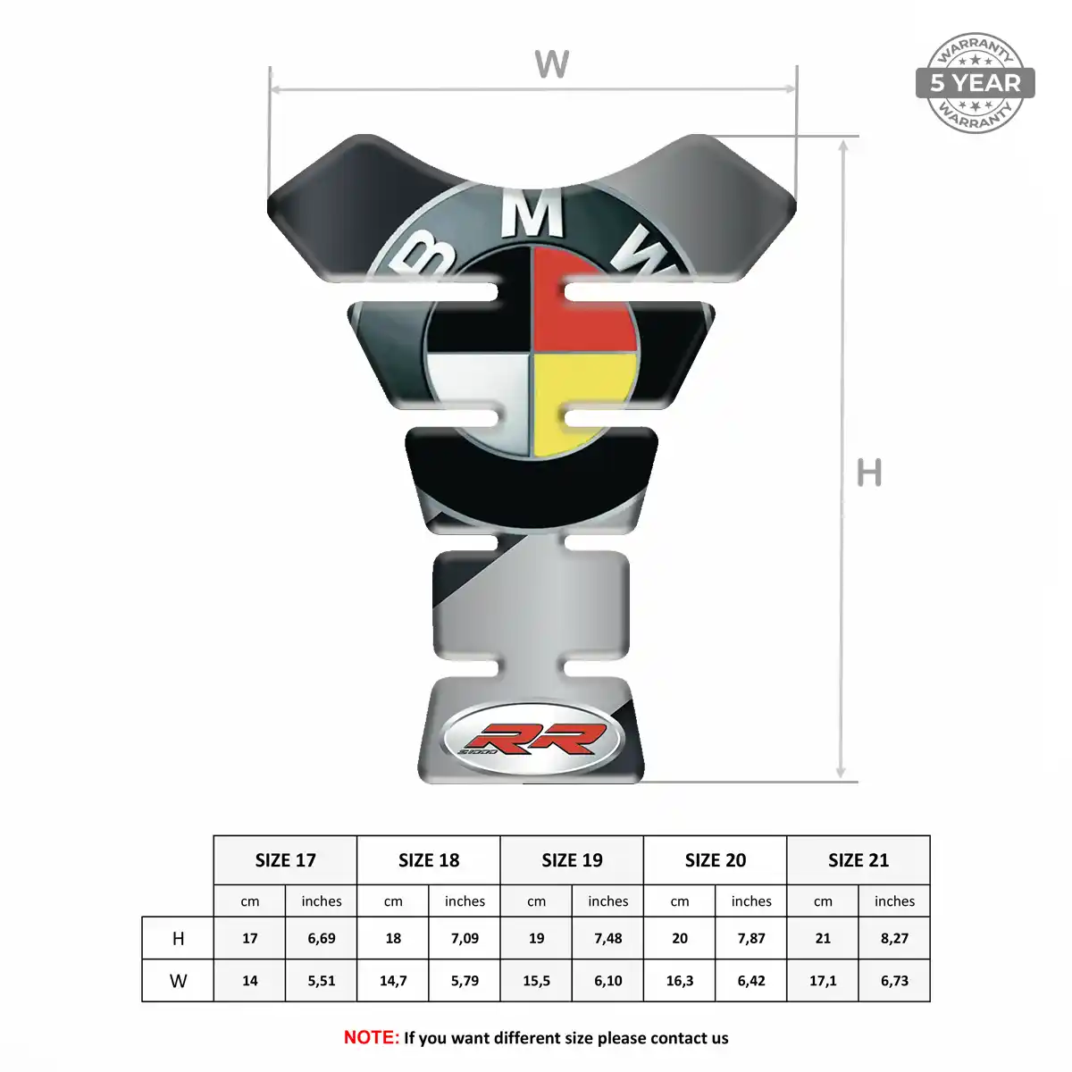 BMW Tank Pad Protector Motorcycle Noble Edition