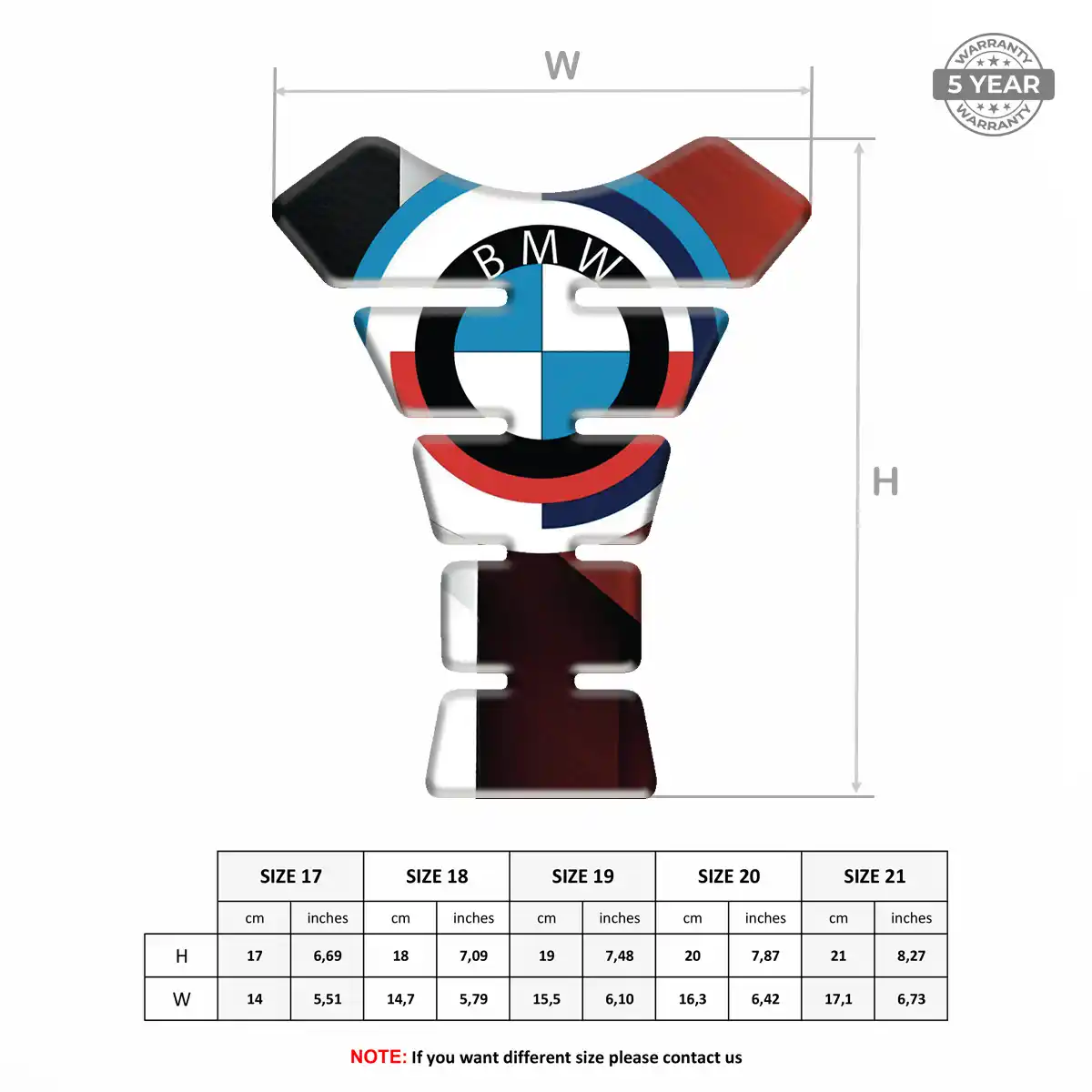 BMW Tank Pad Protector Noble Edition