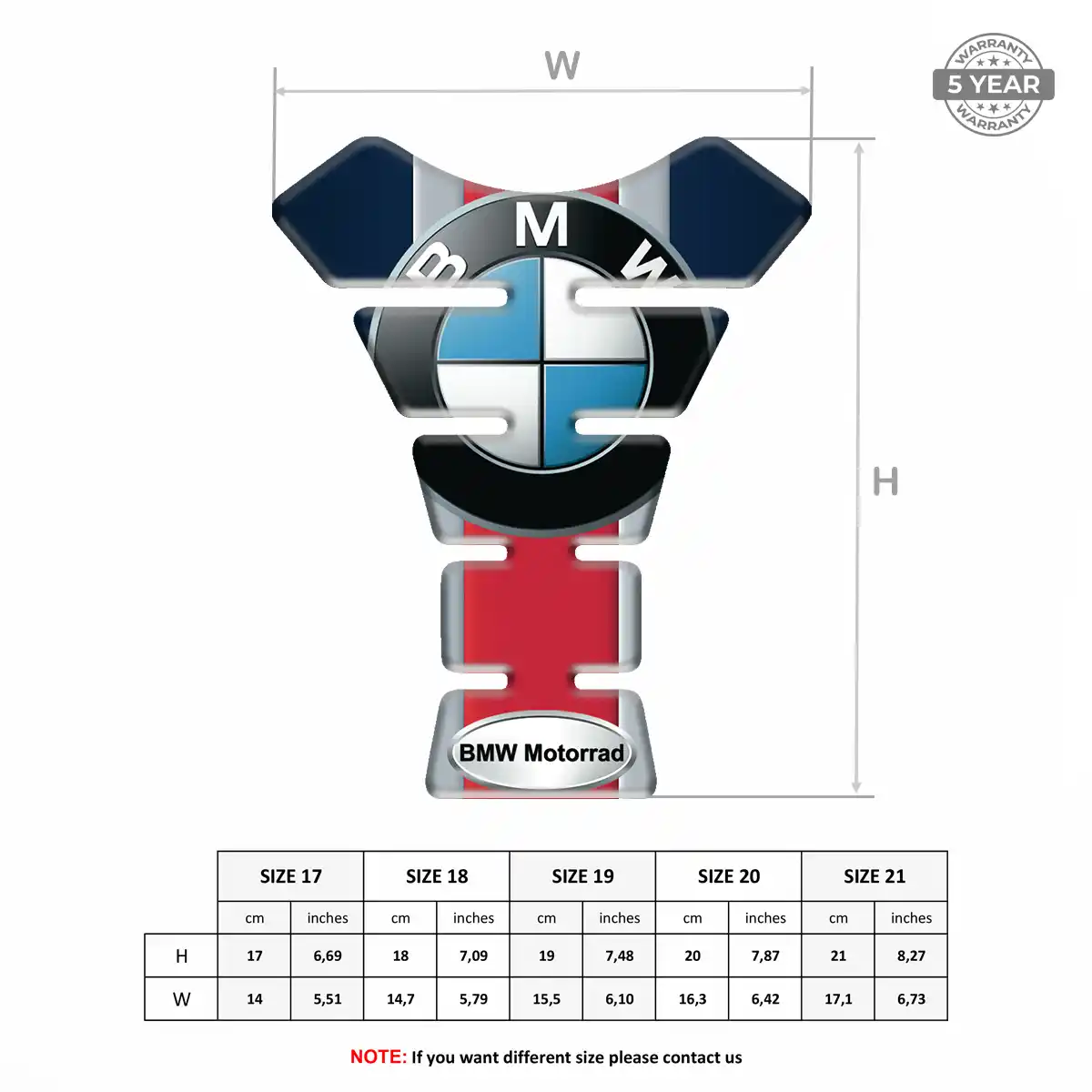 BMW Tank Pad Refined Design