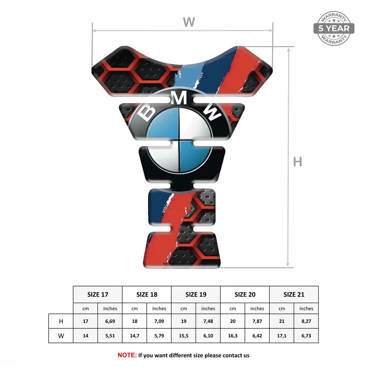 BMW Tank Pads Fuse Deluxe Edition
