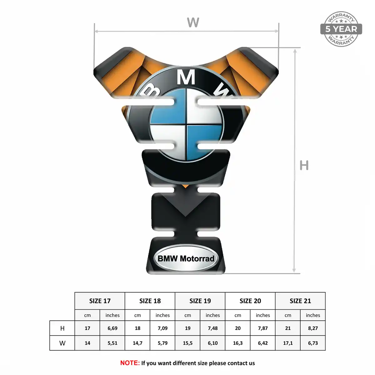 BMW Tank Pads Fuse Signature Grade