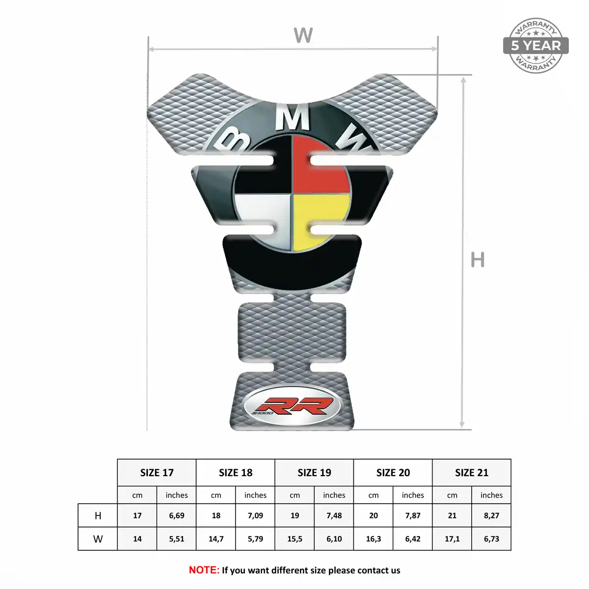 BMW Tank Pads Guards Deluxe Edition
