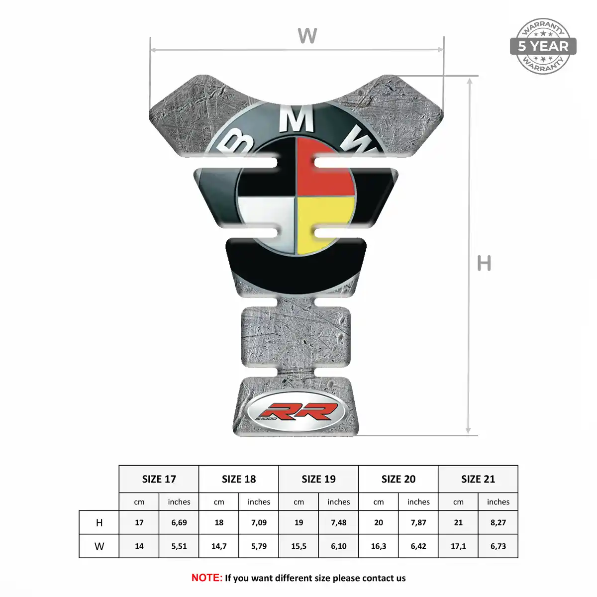 BMW Tank Pads Guards Motorbike Deluxe Edition