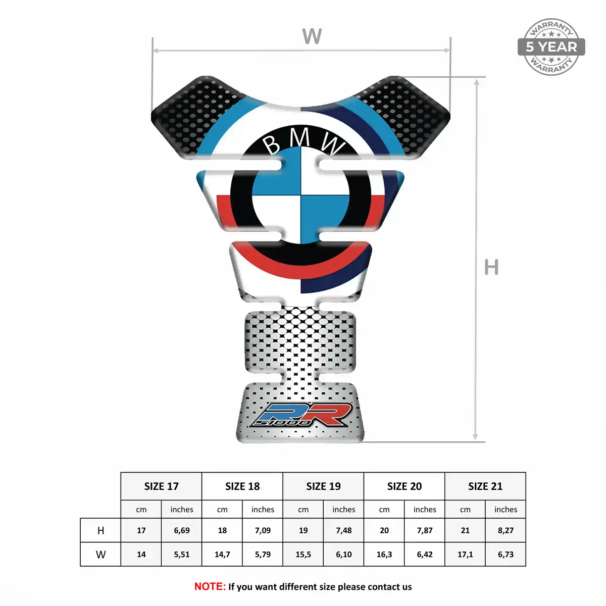 BMW Tank Pads Guards Motorbike Prime Quality