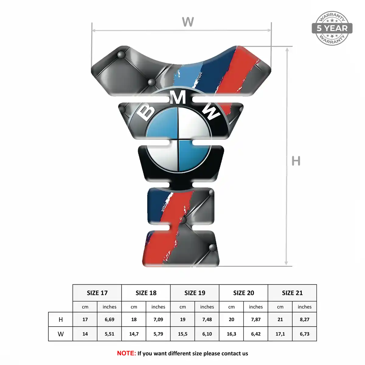 BMW Tank Pads Guards Motorbike Signature Grade