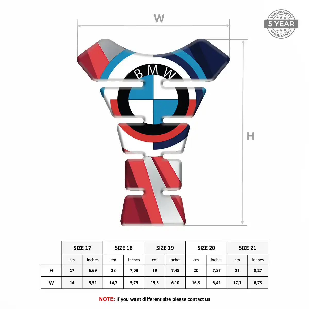BMW Tank Pads Guards Motorcycle Elite Finish
