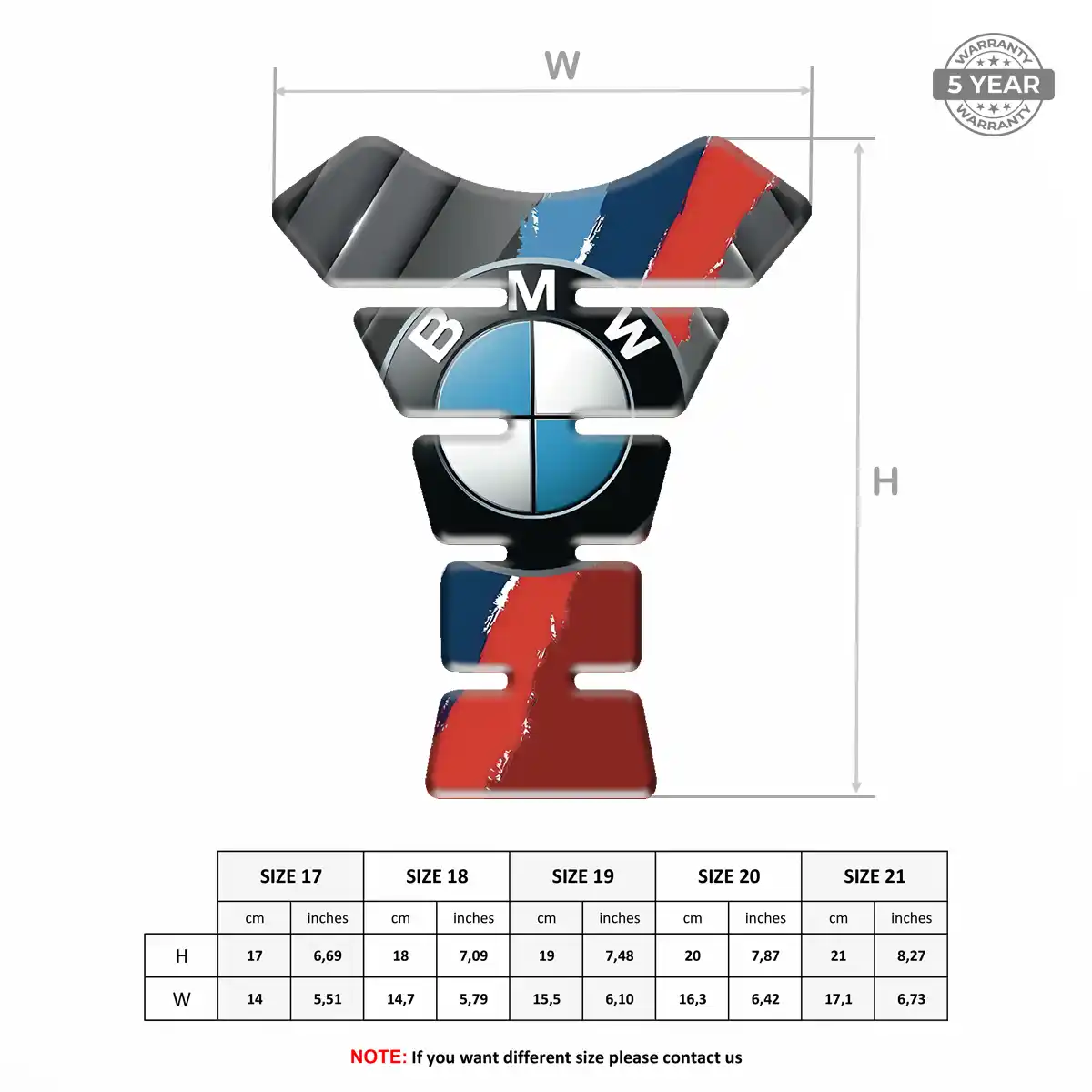 BMW Tank Pads Guards Motorcycle Exclusive Series