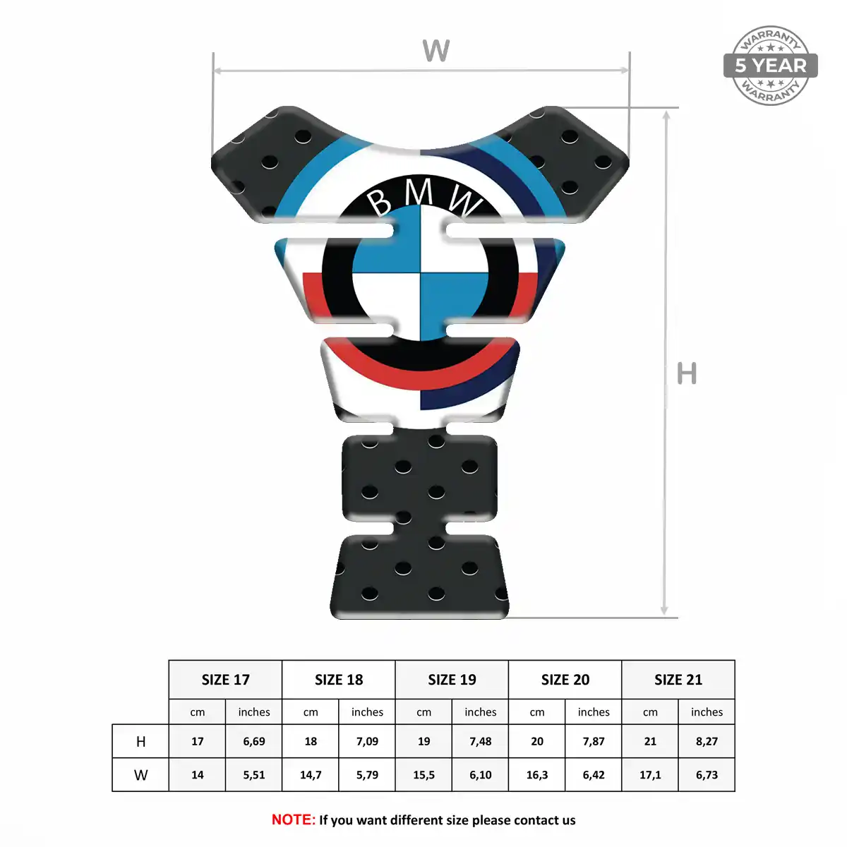 BMW Tank Pads Guards Motorcycle Prime Quality