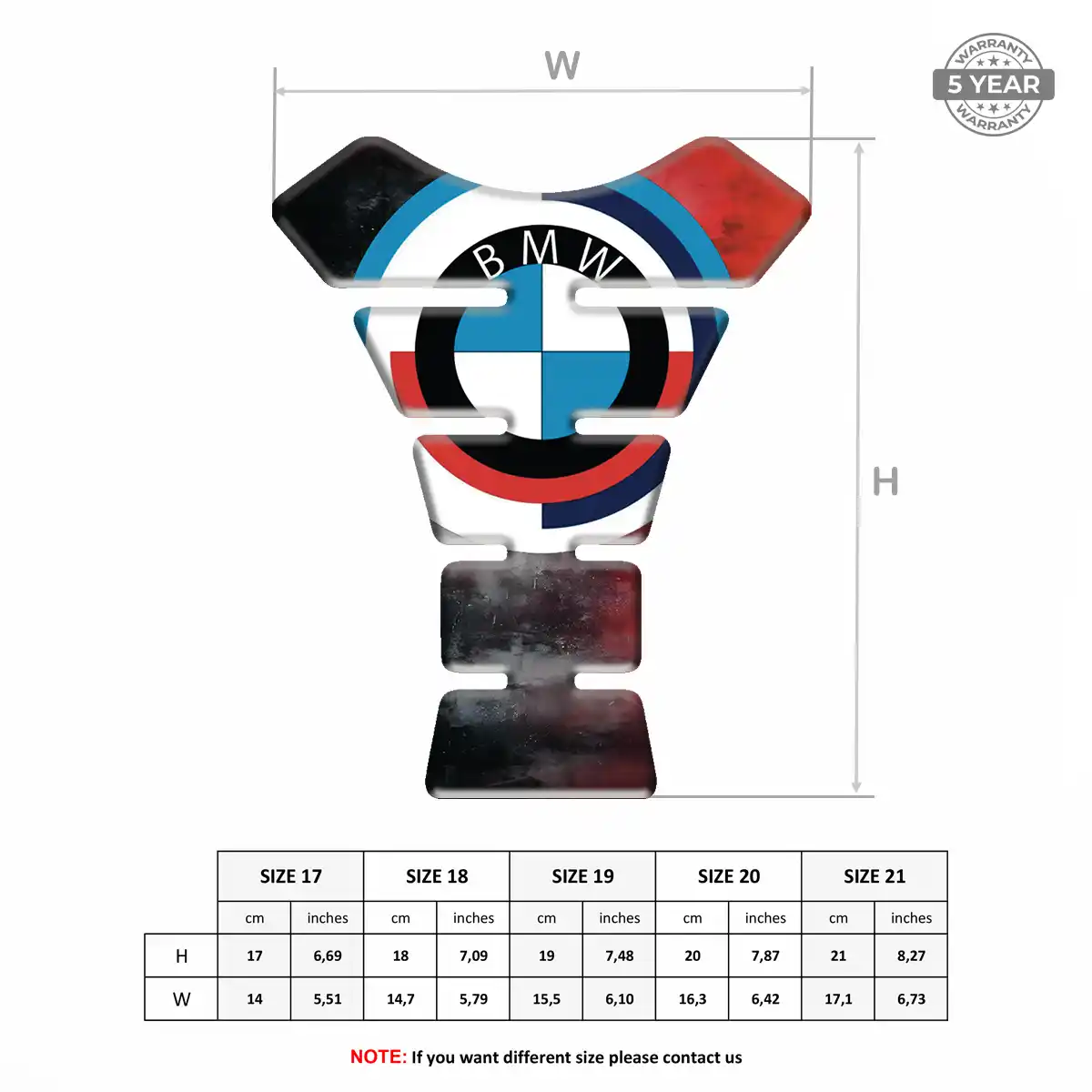 BMW Tank Pads Guards Motorcycle Signature Grade