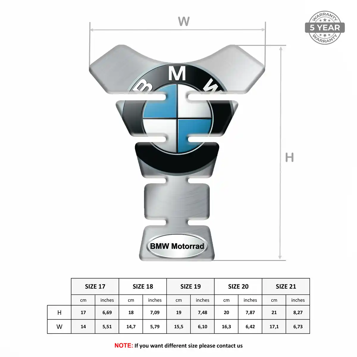 BMW Tank Pads Guards Prestige Line