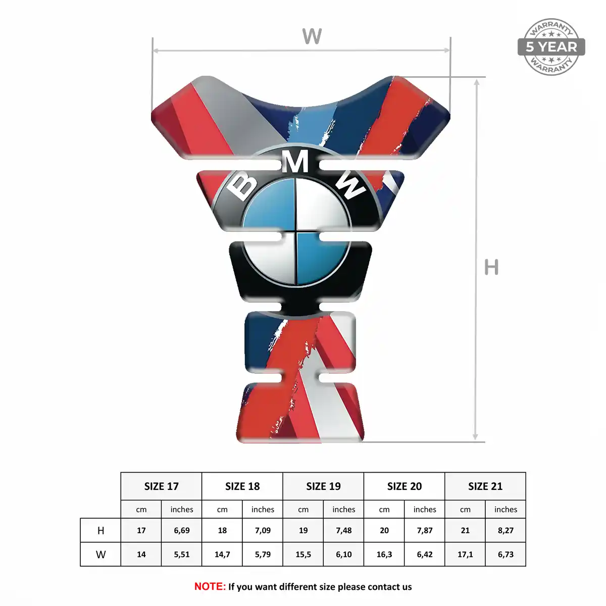 BMW Tank Pads Motorbike Exclusive Series