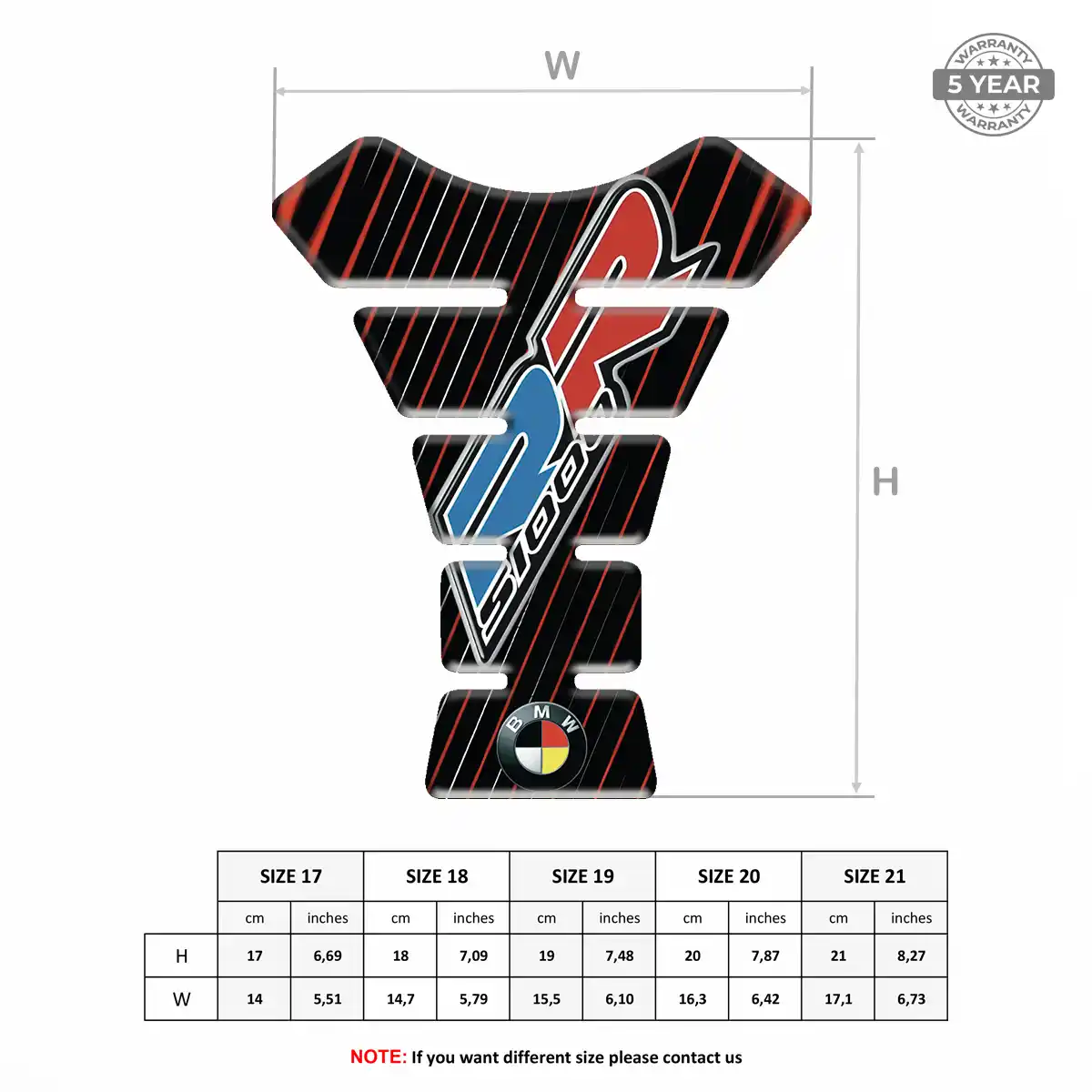 BMW Tank Pads Motorcycle Exclusive Series