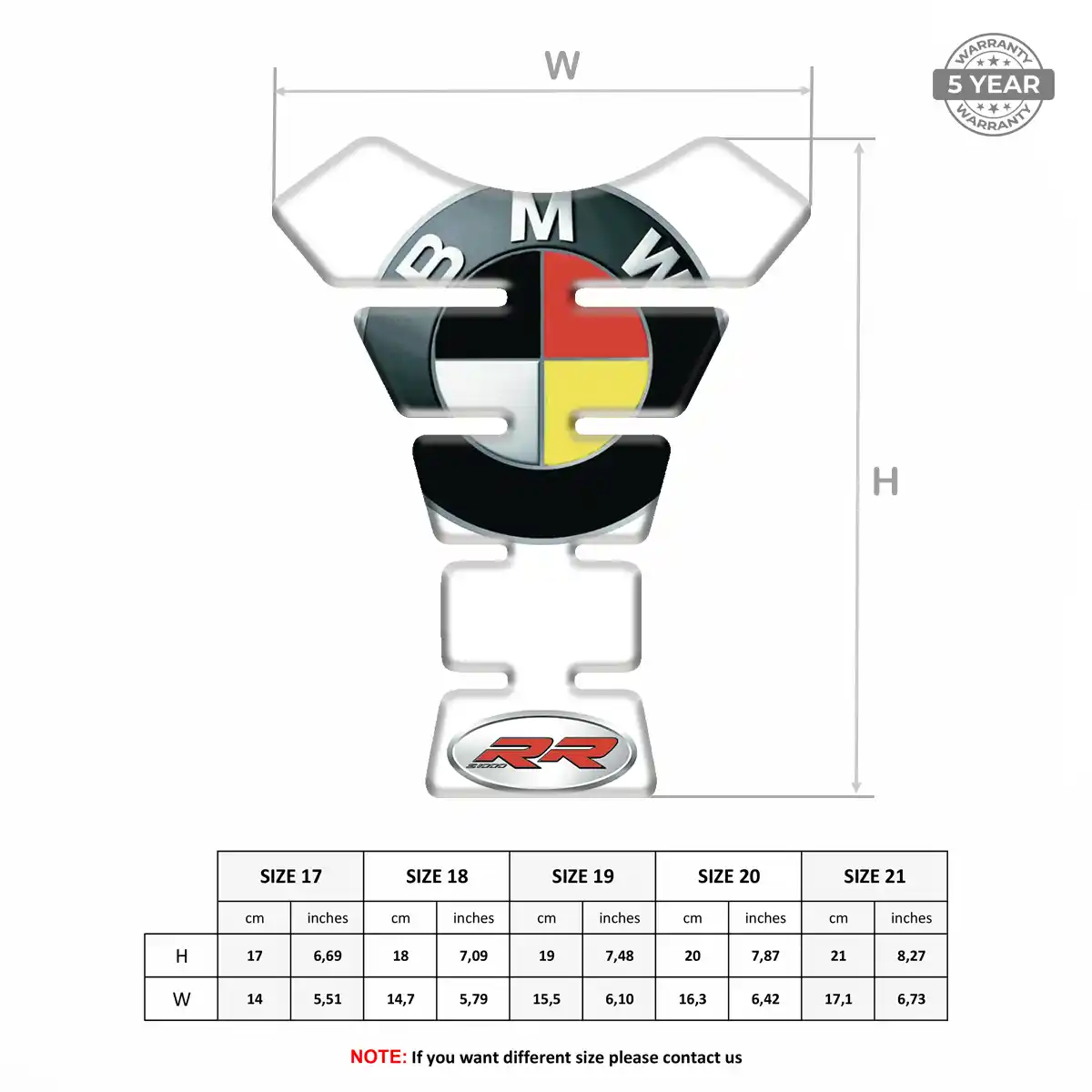 BMW Tank Pads Motorcycle Prime Quality