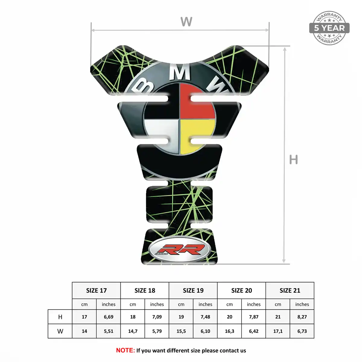 BMW Tank Pads Motorcycle Refined Design