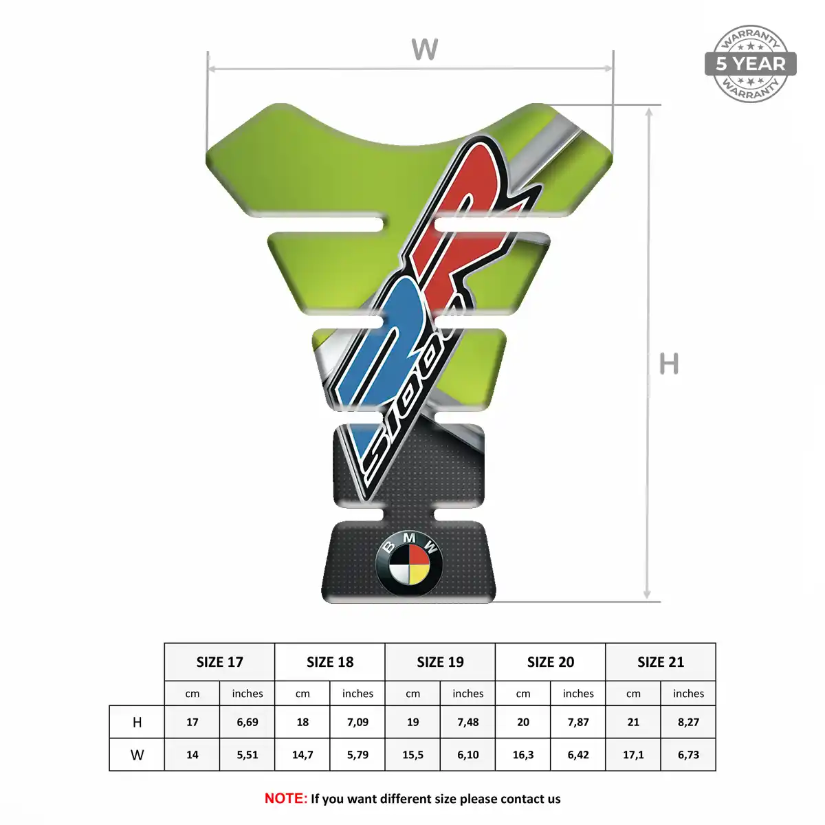 BMW Tank Pads Motorcycle Signature Grade