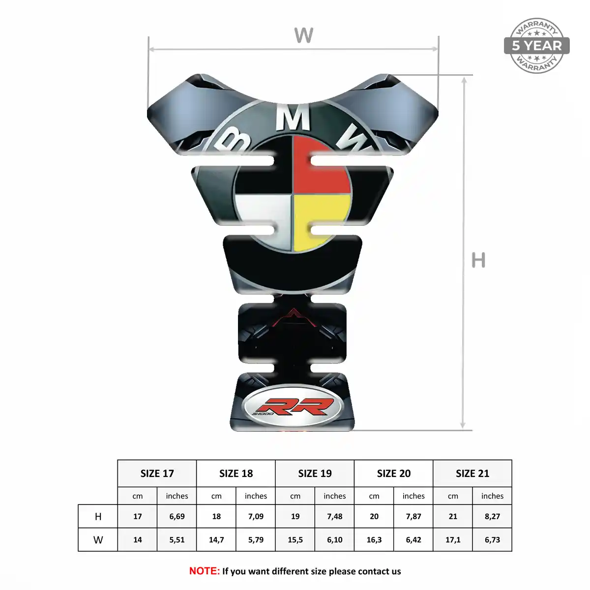 BMW Tank Pads Motorcycle Superior Craft