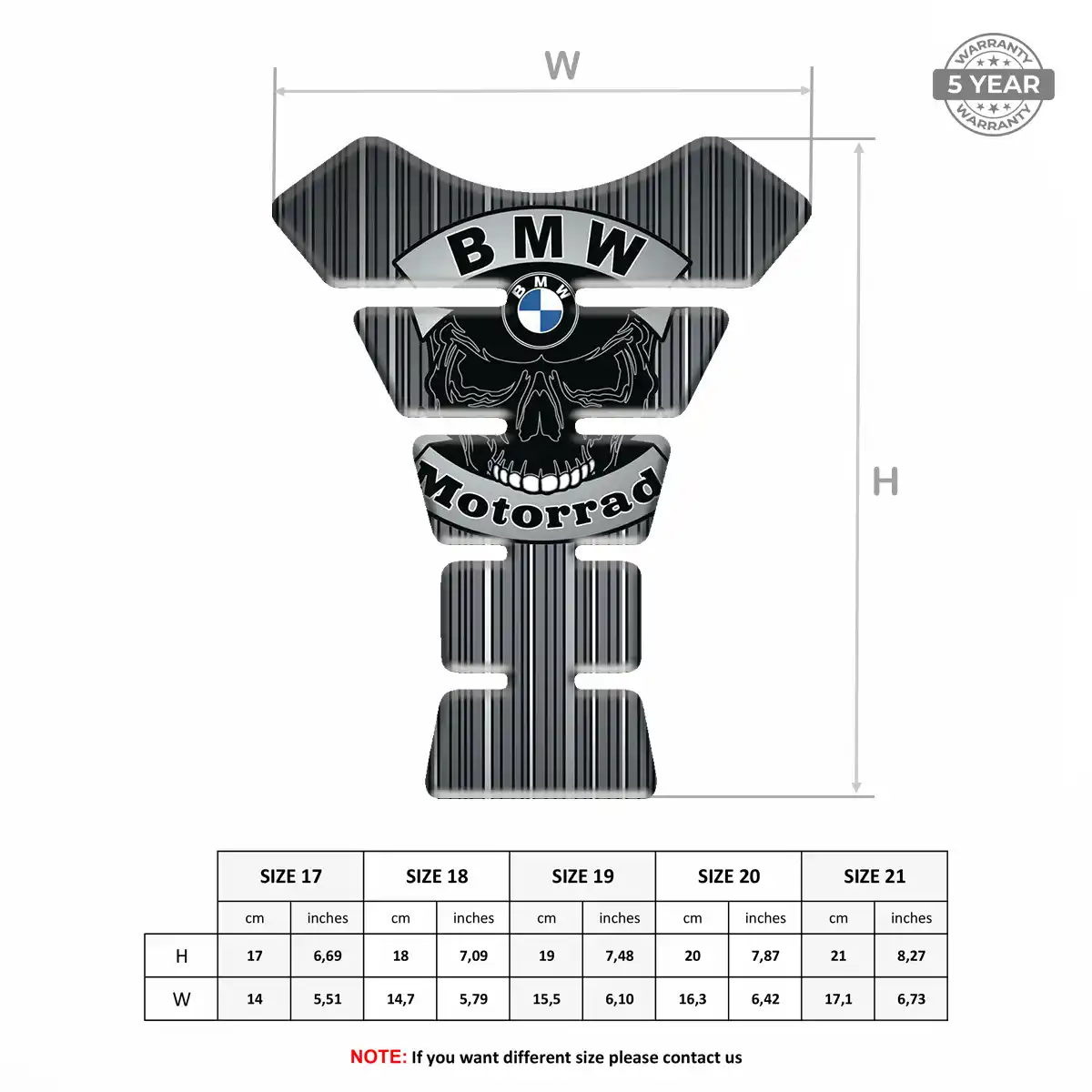 BMW Tank Pads Protector Motorcycle Elite Edition