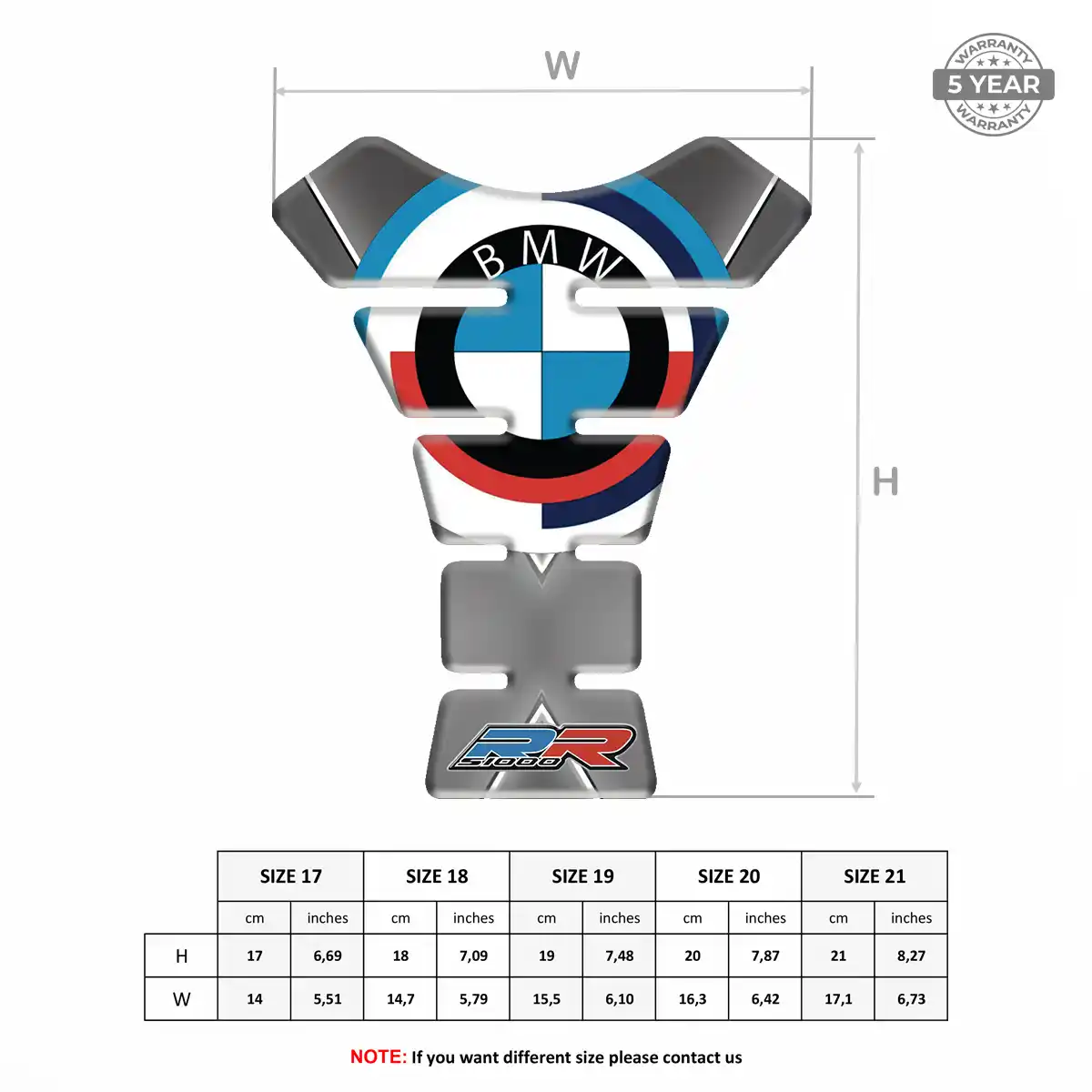 BMW Tank Pads Protector Motorcycle Noble Edition