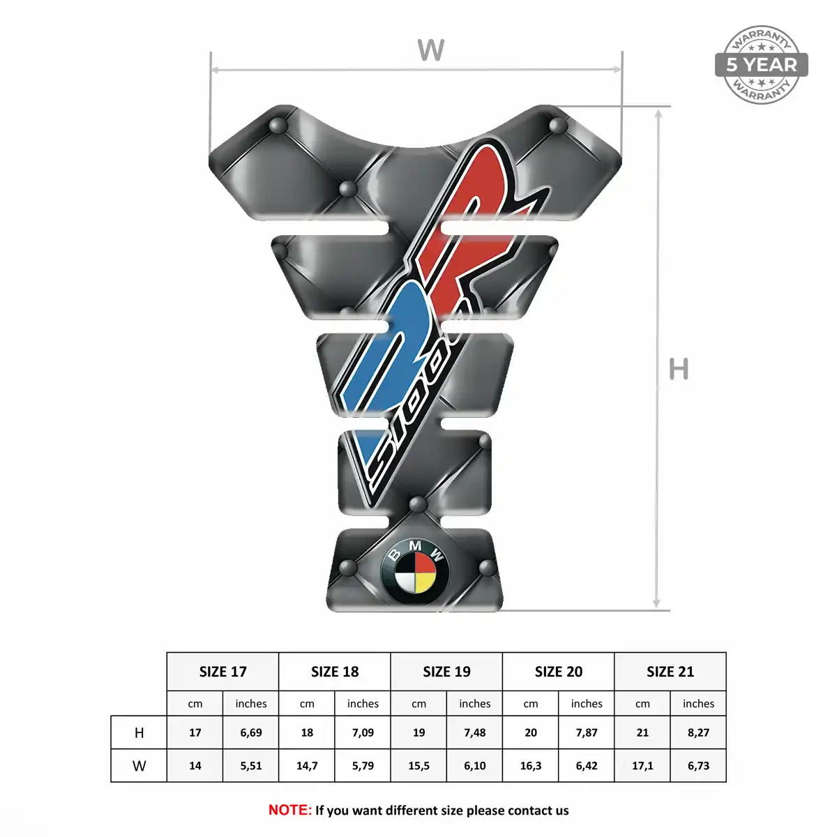 BMW Tank Pads Protector Opulent Line