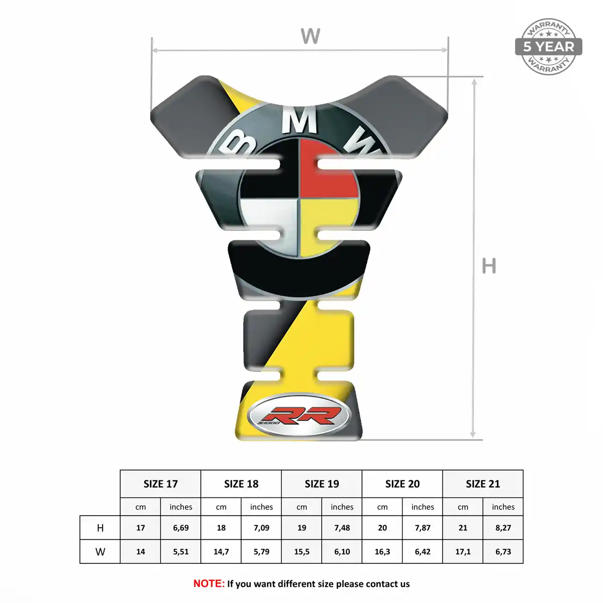 BMW Tank Pads Protector Prestige Line