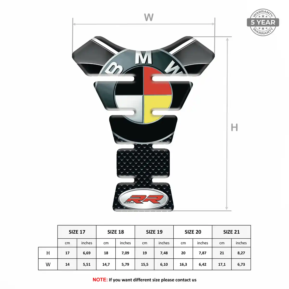 BMW Tank Pads Protector Superior Craft
