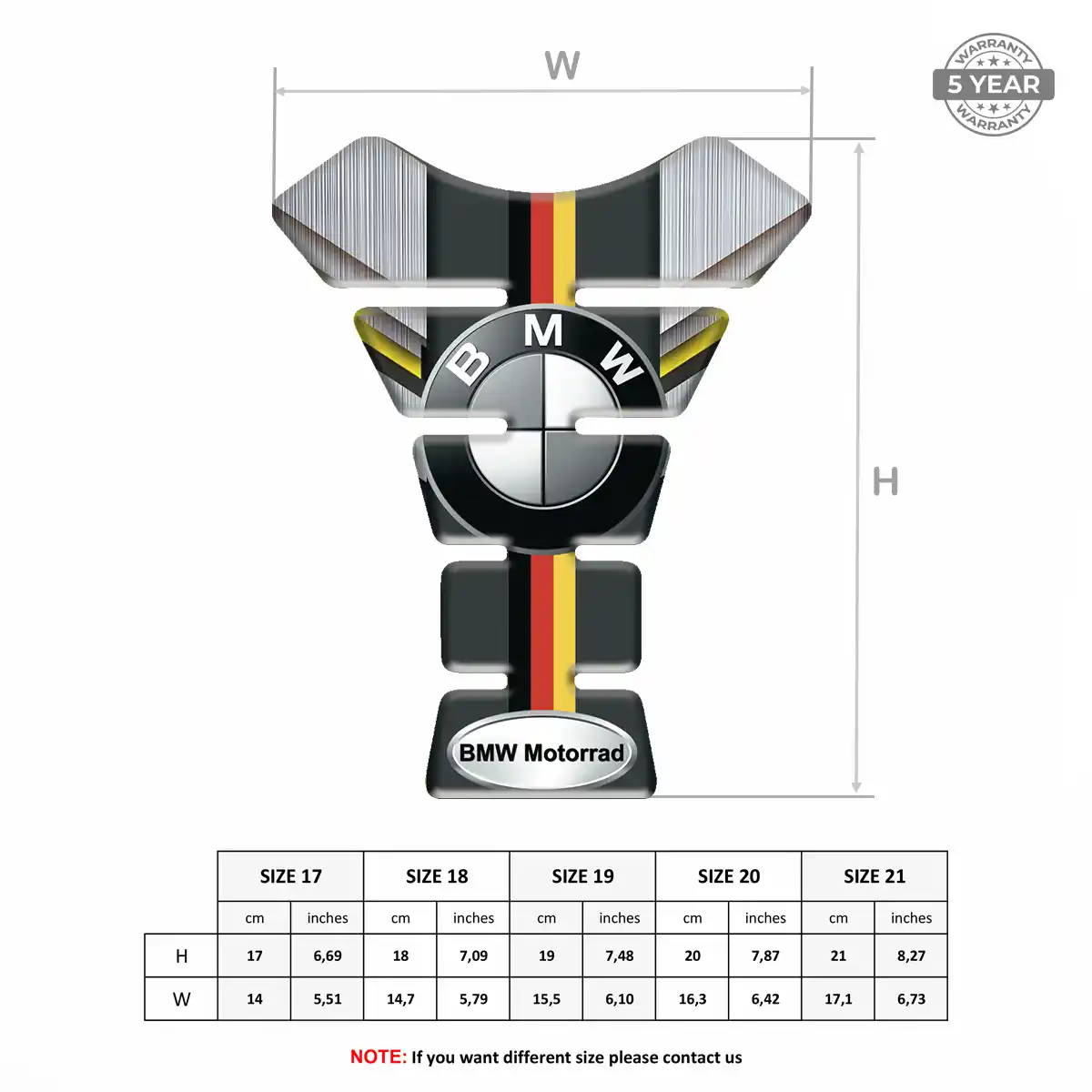 BMW Tank Protector Fuse Motorbike Elite Edition