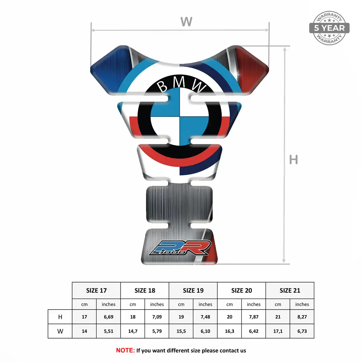 BMW Tank Protector Fuse Motorbike Exclusive Series