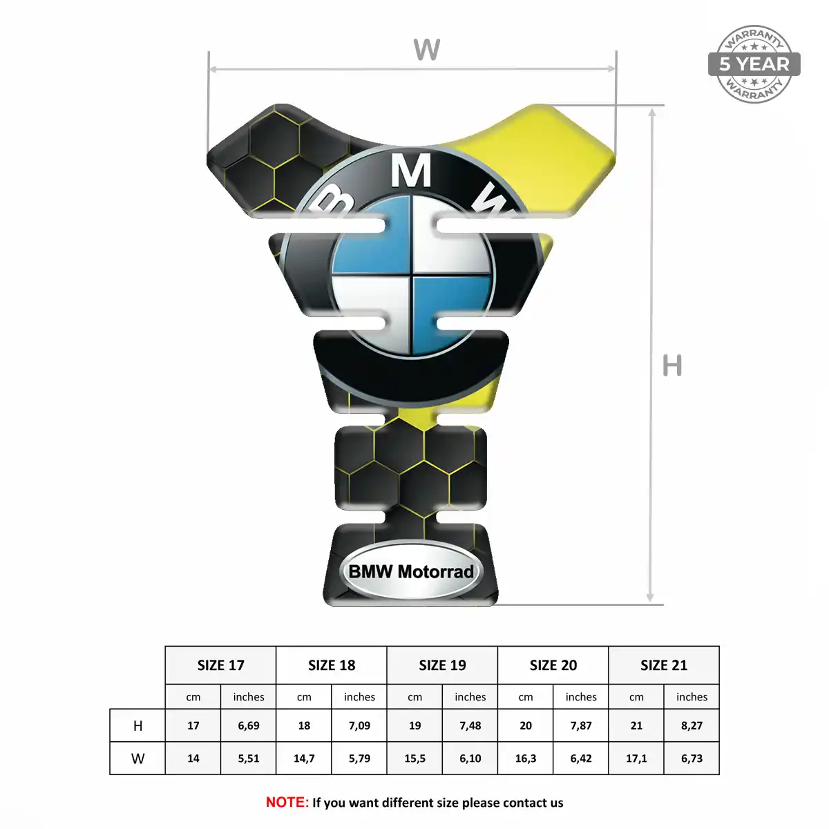BMW Tank Protector Guard Motorbike Exclusive Series