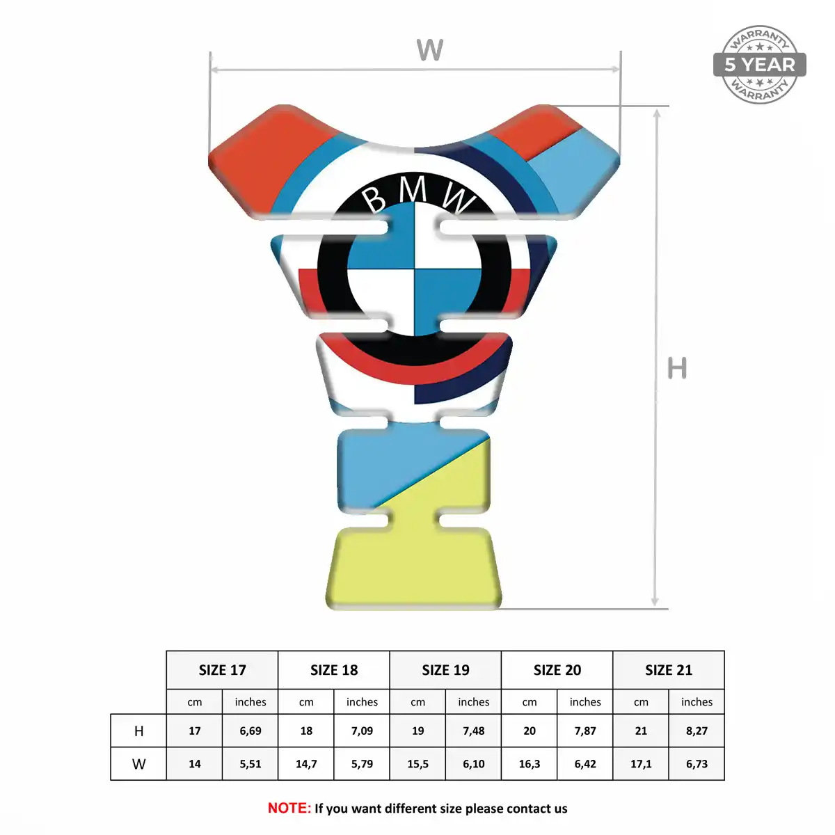 BMW Tank Protector Guard Motorbike Superior Craft