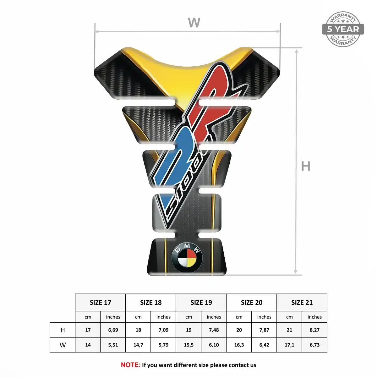 BMW Tank Protector Guard Motorcycle Deluxe Edition