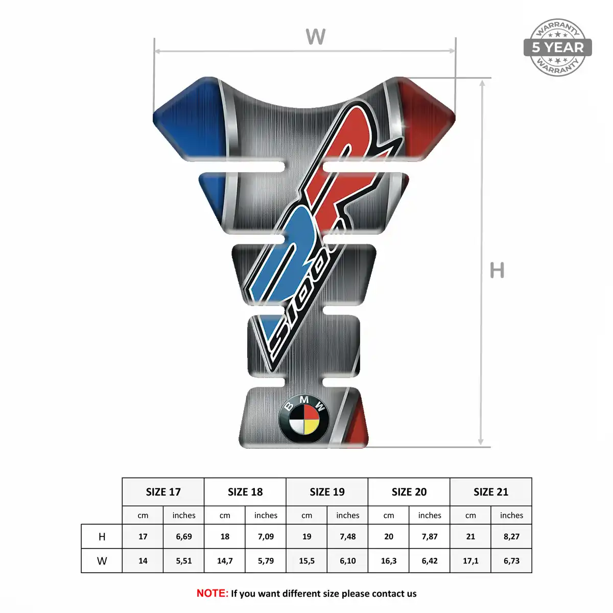 BMW Tank Protector Guard Motorcycle Elite Finish