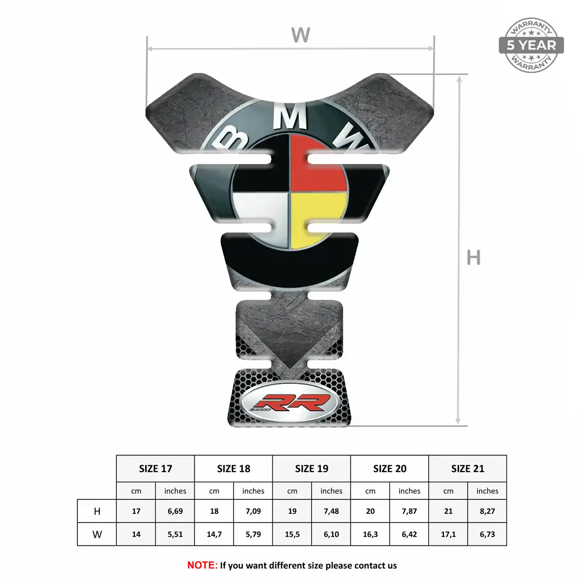 BMW Tank Protector Guard Motorcycle Prestige Line
