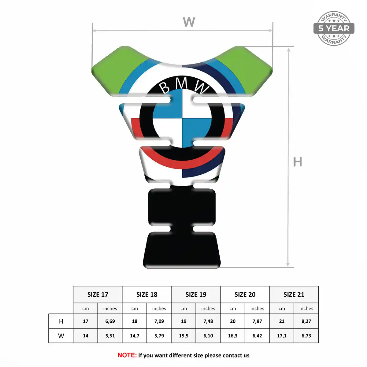 BMW Tank Protector Guard Motorcycle Refined Design