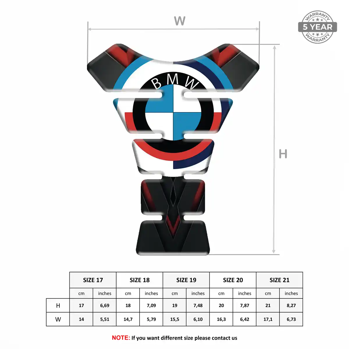 BMW Tank Protector Guard Motorcycle Superior Craft