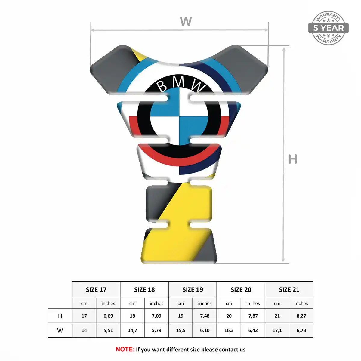 BMW Tank Protector Guards Motorbike Noble Edition
