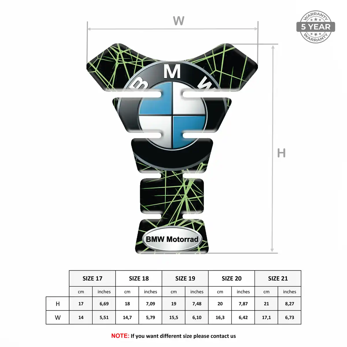 BMW Tank Protector Guards Motorbike Prestige Line